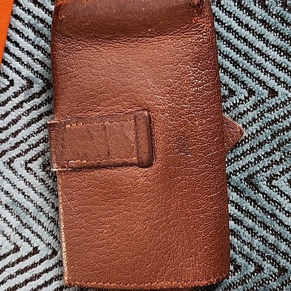 HERMES 🌟 Bearn key holder chain 4 hooks case brown leather Authentic - Picture 3 of 9